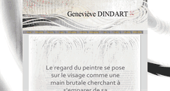 Desktop Screenshot of genevievedindart.com