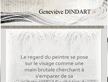Tablet Screenshot of genevievedindart.com